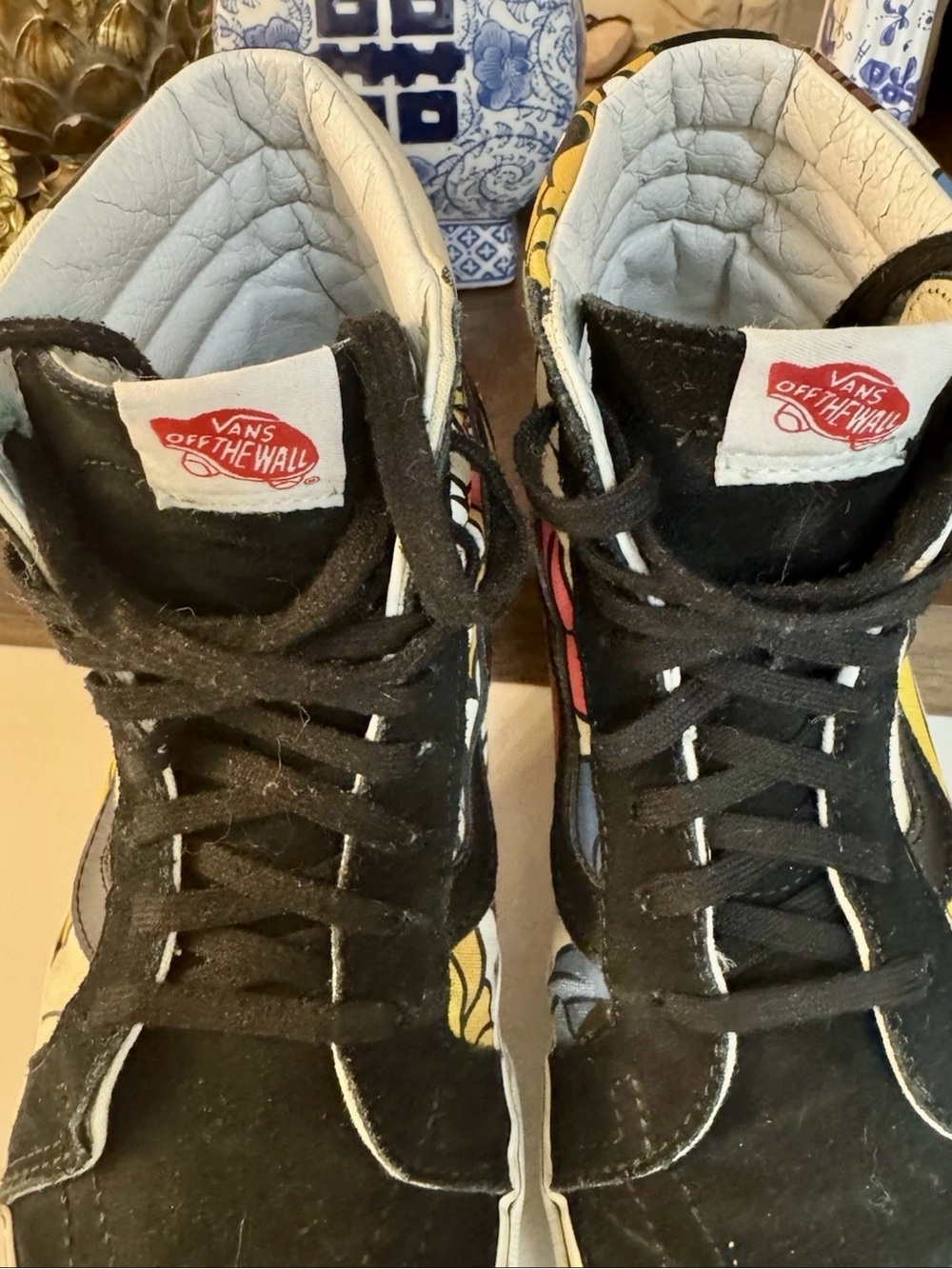 Retired Disney Gang Vans High-Top Sneakers in Mickey, Donald, Pluto, & Goofy - Picture 4 of 13